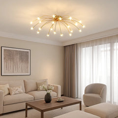 Lámpara de Techo LED con Diseño de Cielo Estrellado Estilo Nórdico para Salón