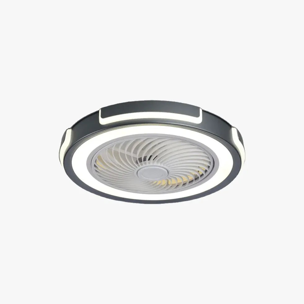 Ventiladores de techo con iluminación diseño ultra delgado minimalista