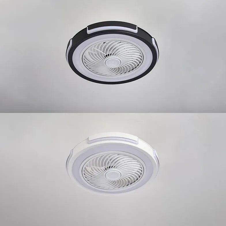 Ventiladores de techo con iluminación diseño ultra delgado minimalista