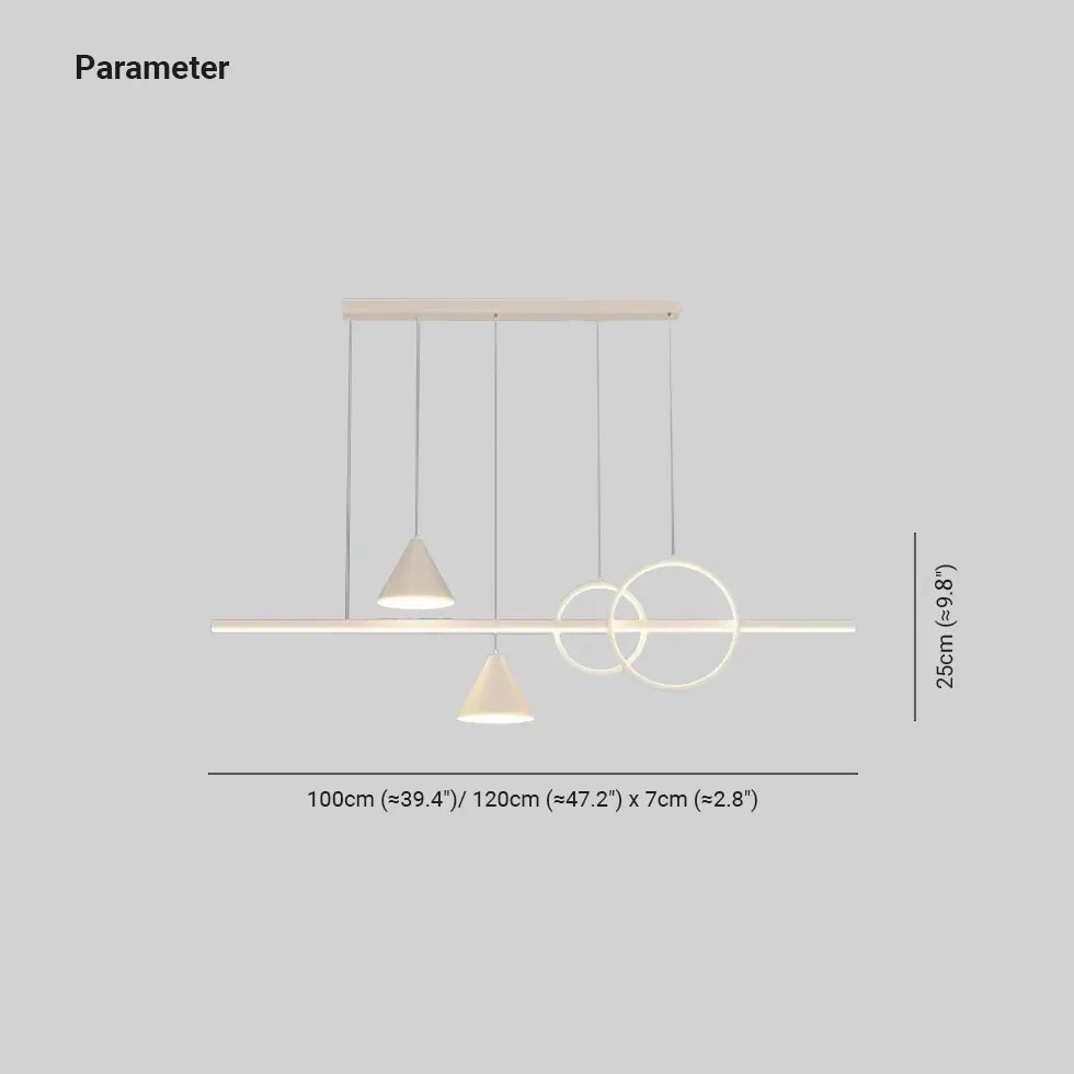 Lámpara colgante cocina diseño moderno y minimalista