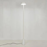 Slim Round Black Minimalist Floor Lamp