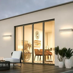 Apliques de pared exteriores con iluminación led bidireccional