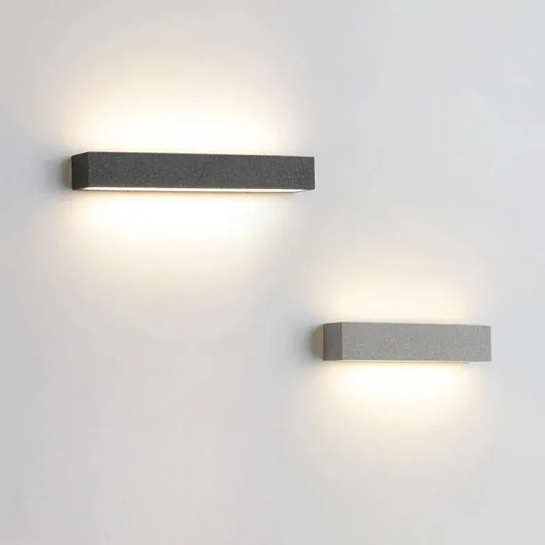 Rectangle Led Up and Down Wall Lights