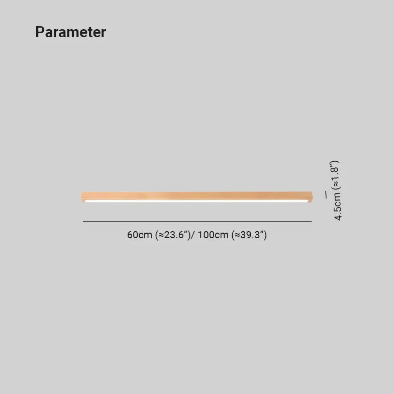 Lamparas de techo para pasillos modernas LED original madera