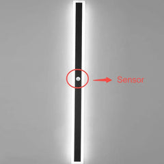Apliques de luz de pared exterior led alargados