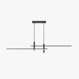 Lámparas techo comedor estilo moderno y alargado