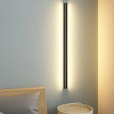 Apliques de pared LED regulables de color negro para interiores 