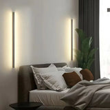 Apliques de pared LED regulables de color negro para interiores 