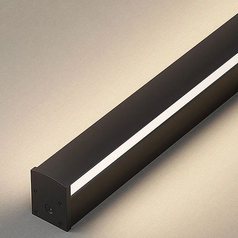 Apliques de pared LED regulables de color negro para interiores 