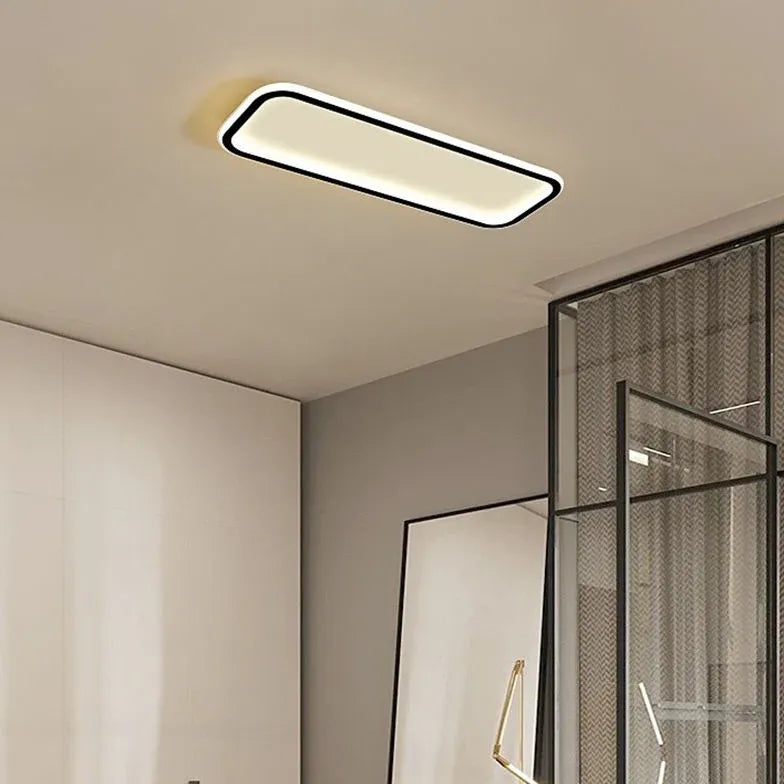 Lampara rusticas techo rectangular LED para pasillo