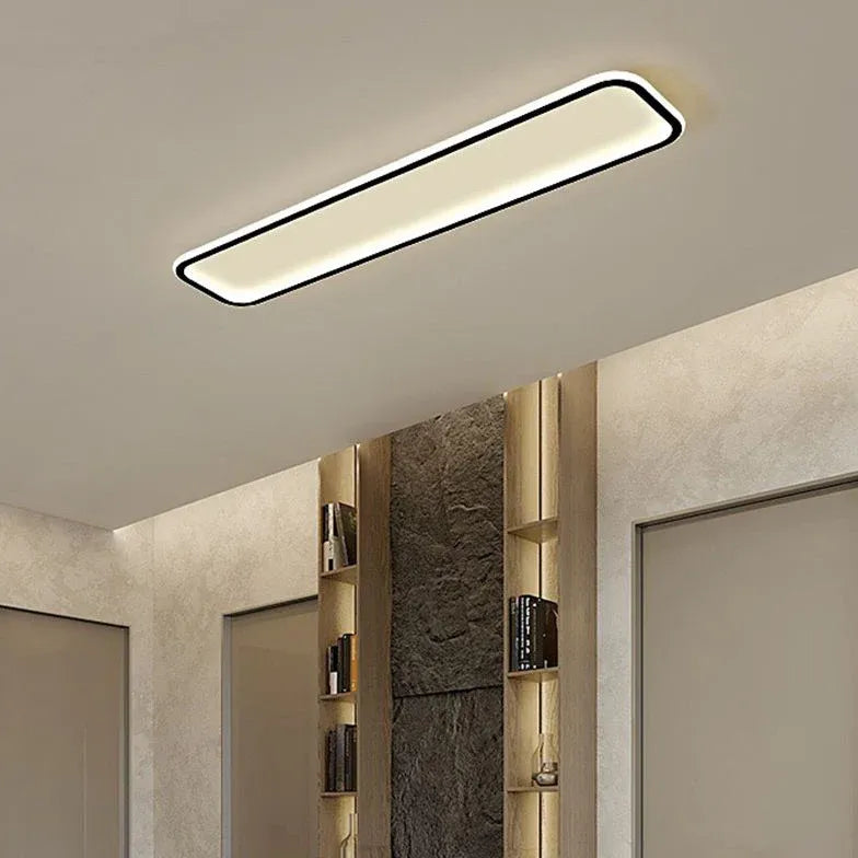 Lampara rusticas techo rectangular LED para pasillo