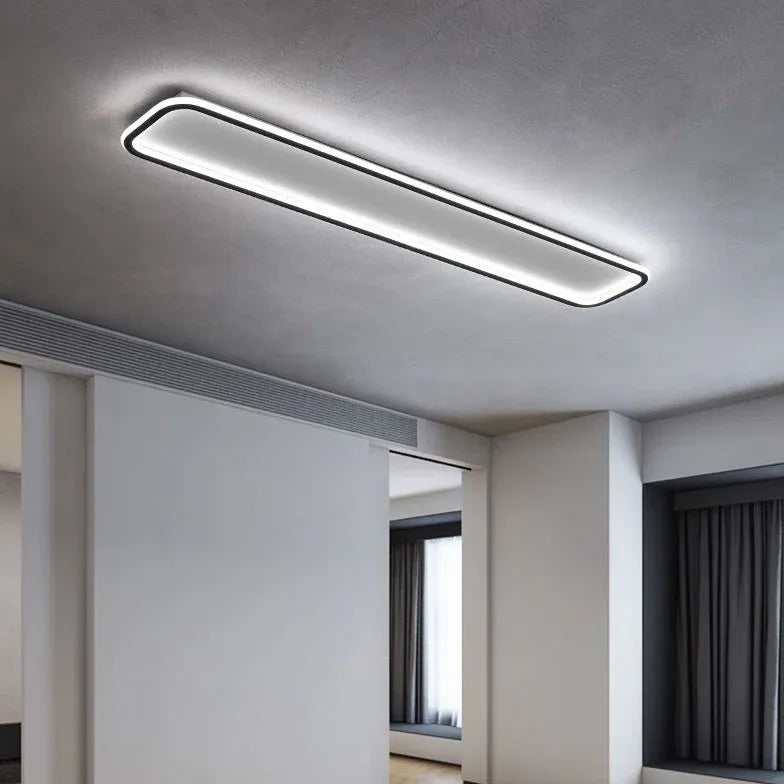 Lampara rusticas techo rectangular LED para pasillo