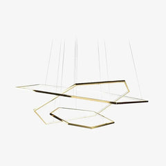 Lámpara colgante hexagonal para salón moderna