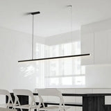 Linear Black LED Bar Pendant Light