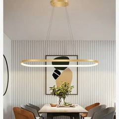 Lámpara Colgante LED Estilo Moderno y Minimalista para Comedor