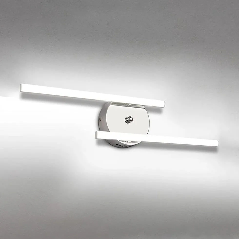 Dual Linear Round Led Modern Wall Lights