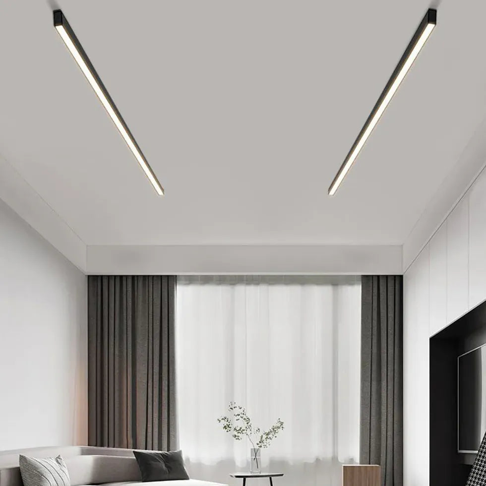 Lampara techo alargada estilo minimalista LED