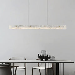 Lámpara Colgante Moderna Minimalista de Mármol para Comedor