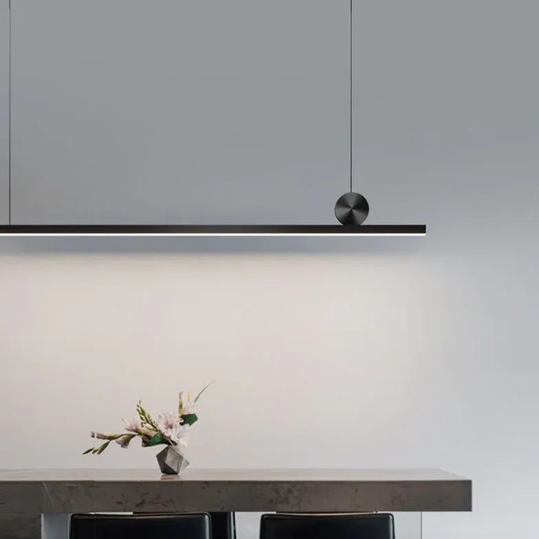 Minimally Linear Dining Room Pendant Light