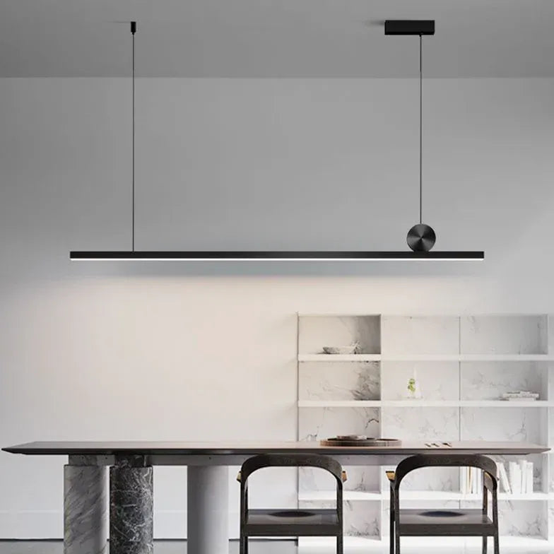 Minimally Linear Dining Room Pendant Light