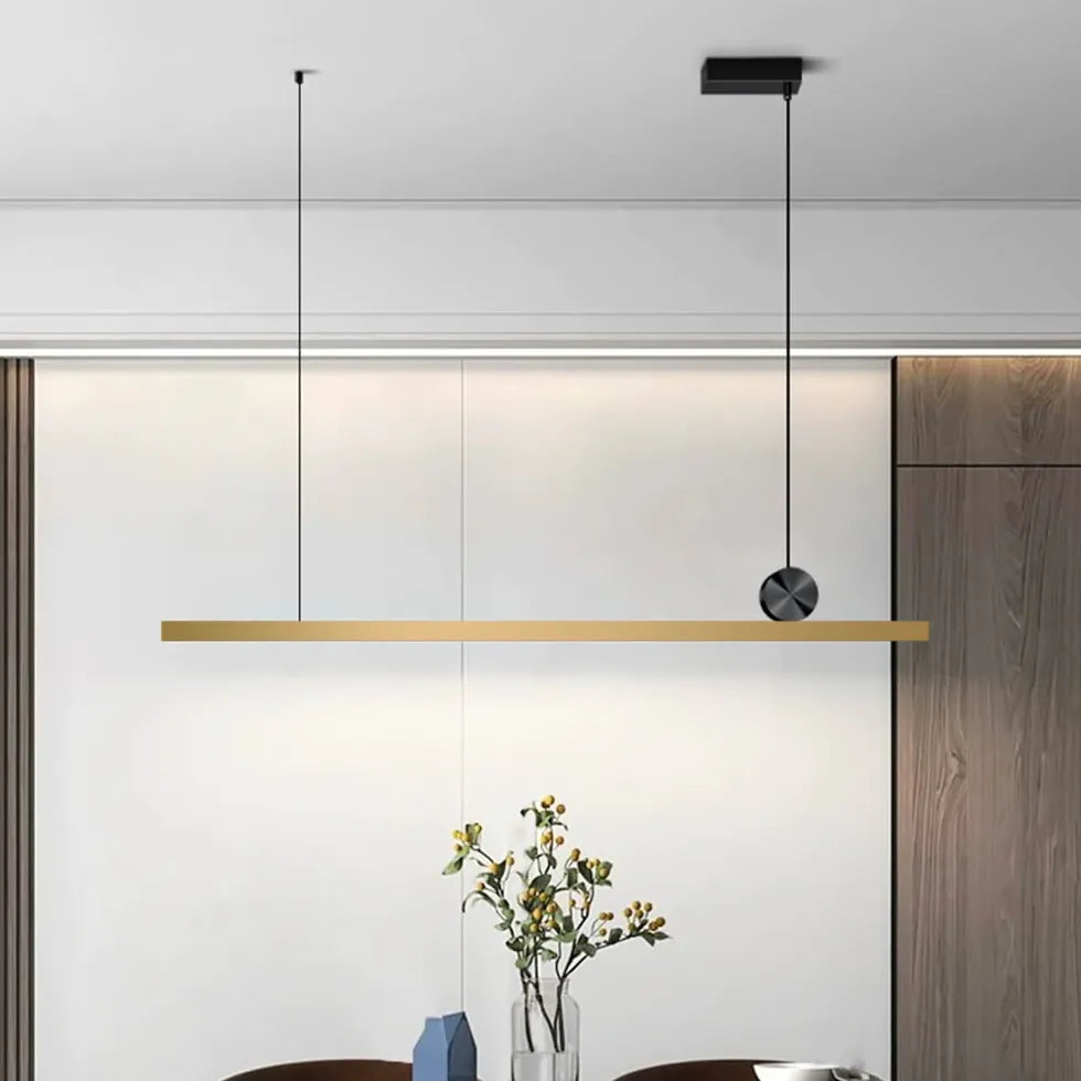 Minimally Linear Dining Room Pendant Light