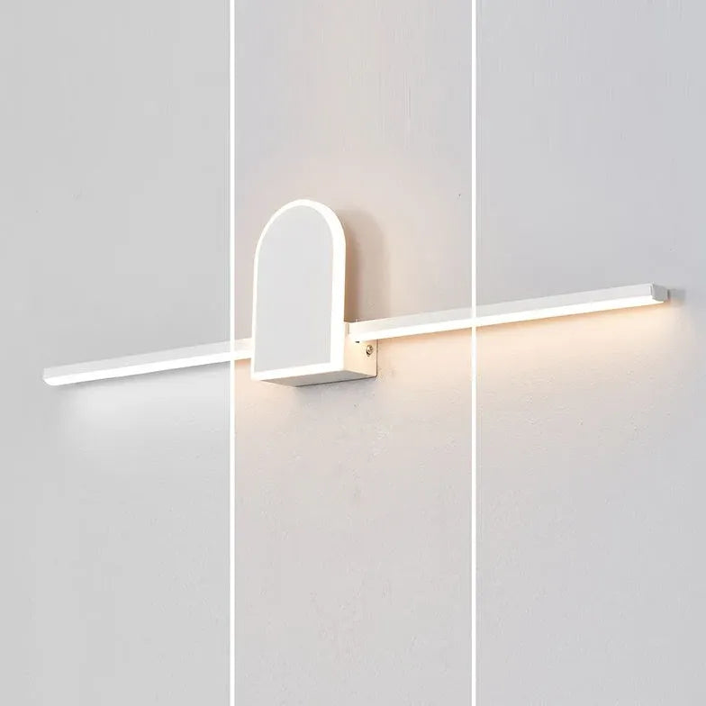 Luces LED lineales geométricas para espejo de baño 