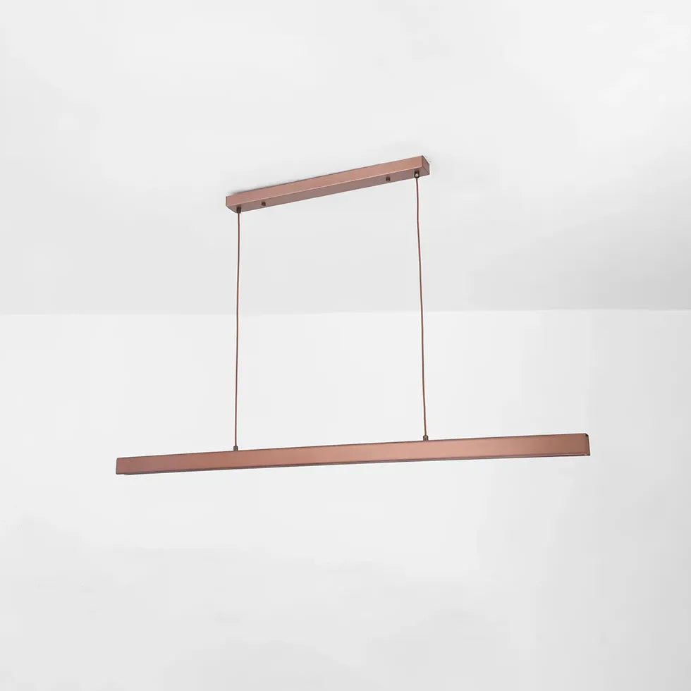 Metal rectangular Moderno comedor Luz colgante