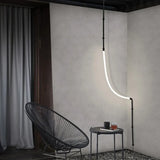 Lámpara colgante LED creativa de líneas de estilo moderno