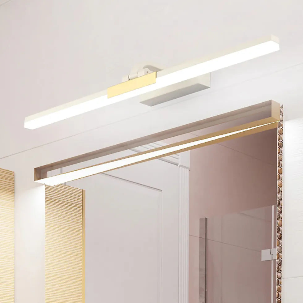 White Minimalist for Bathroom Wall Light