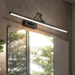 Aplique negro baño moderno ajustable
