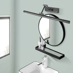 Aplique negro baño moderno ajustable