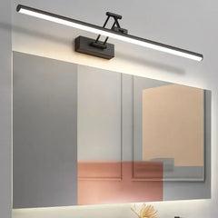 Aplique negro baño moderno ajustable