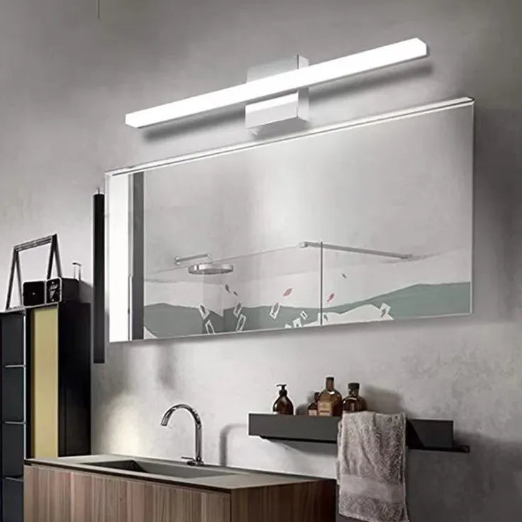 Luces LED lineales cuadradas para espejo de baño 