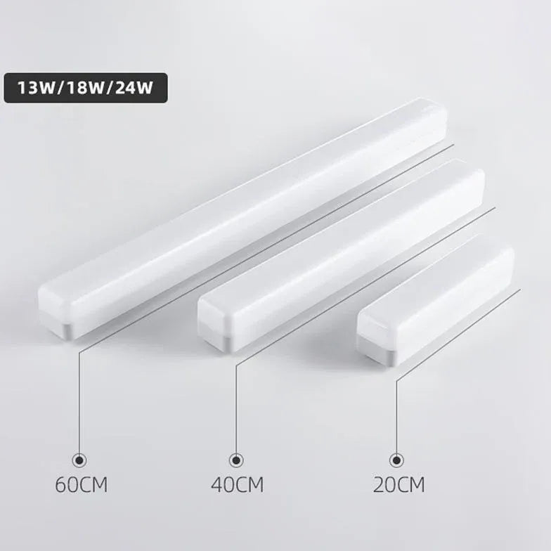 White Rectangular Led Modern Flush Ceiling Lights