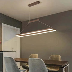 Lámparas isla cocina diseño rectangular moderno