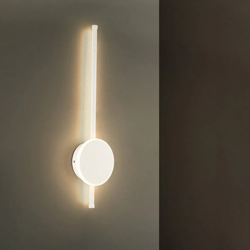 Vertical Round Led Modern Wall Lights