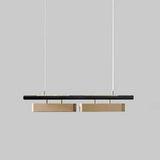 Lámpara colgante LED en forma de barra para comedor de lujo ligero