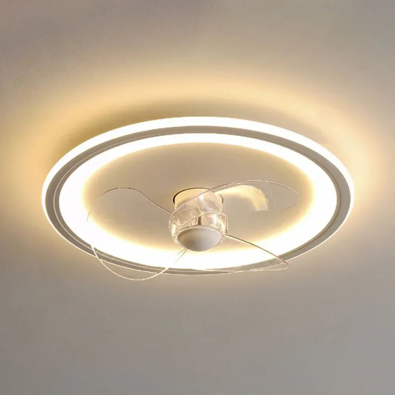 LED Ring Ceiling Fan with Light