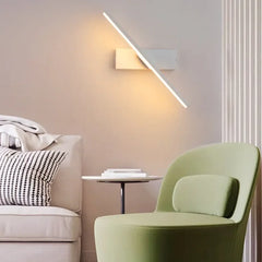 Aplique LED regulable diseño rotatorio para cabecera de cama