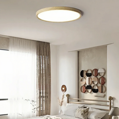 Plafón led redondo regulable estilo nórdico para dormitorio