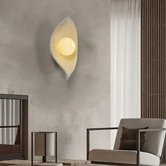 Dormitorio apliques de pared estilo nórdico hojas