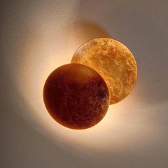 Apliques de pared led dormitorio diseño creativo lunar