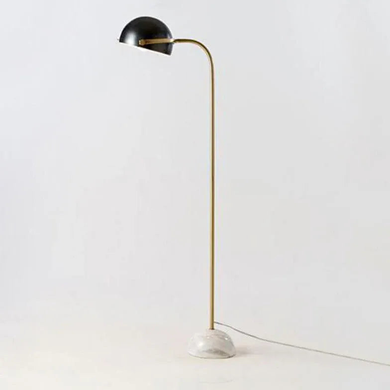 Semi-Spherical Curved Arm Minimalist Floor Lamp