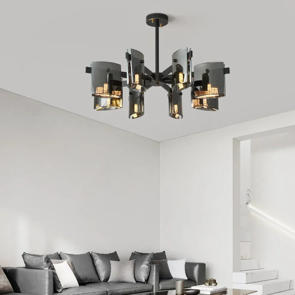 Gold Multi-Arm Bedroom Modern Chandelier