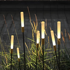 Luces solares para jardín LED IP65 modernas tipo caña