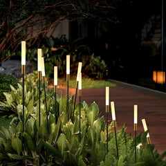 Luces solares para jardín LED IP65 modernas tipo caña