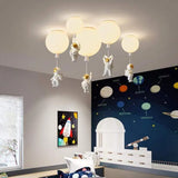 Astronaut Cartoon Design Bedroom Ceiling Light