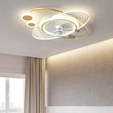 Multi-Ring Streamlined Ceiling Light for Bedroom