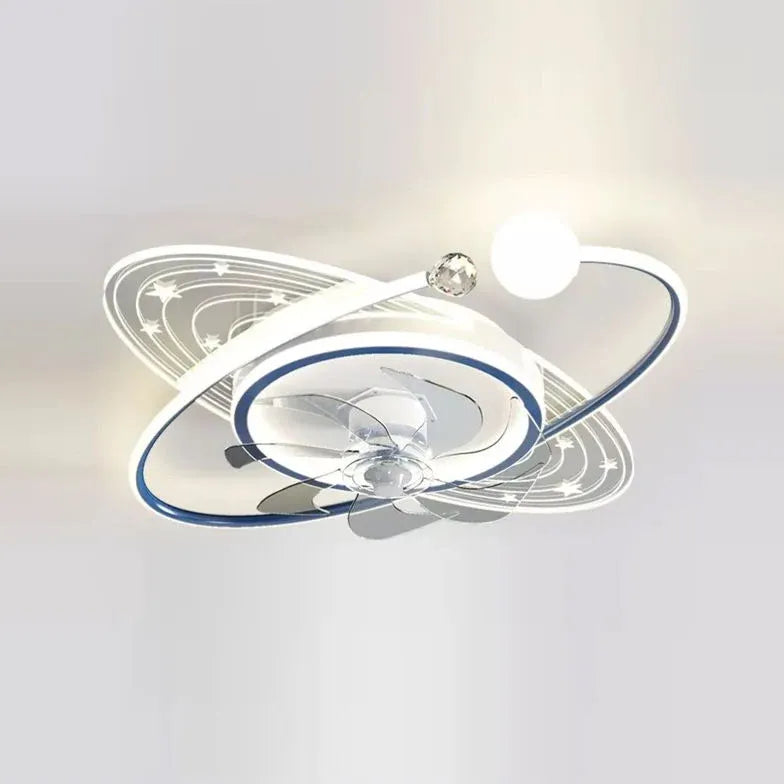 Multi-Ring Streamlined Ceiling Light for Bedroom