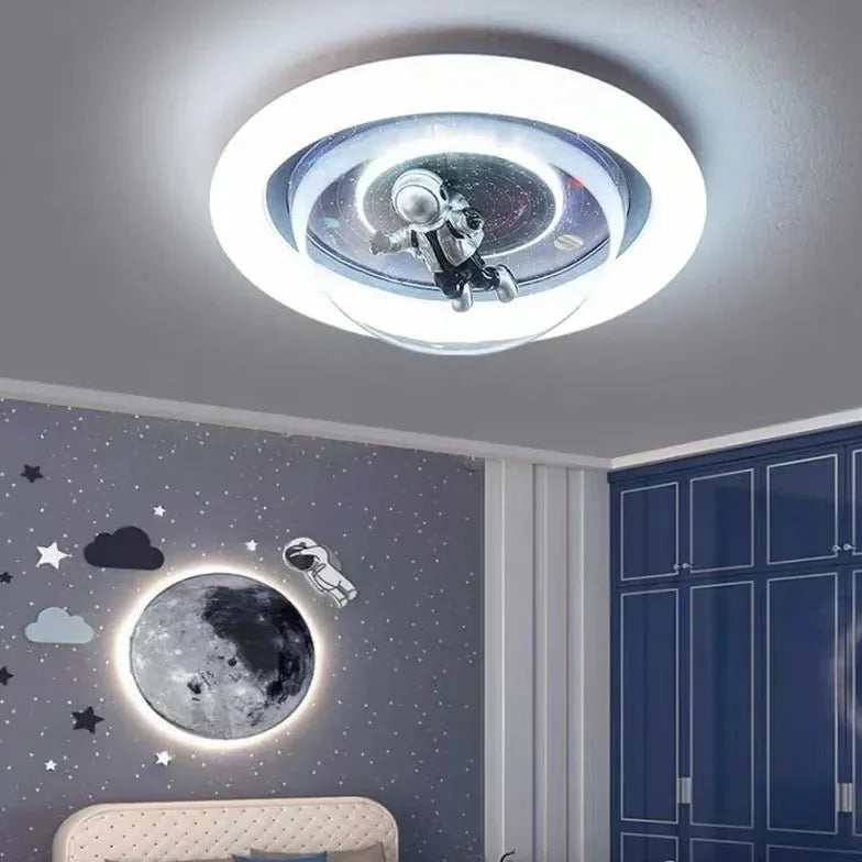 Lampara de Techo Astronauta LED Regulable Infantil Dormitorio